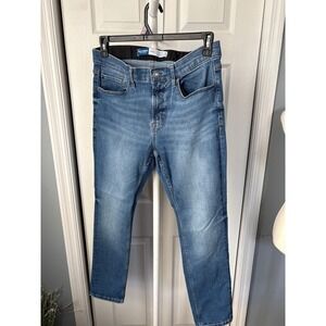 Old Navy Slim Built-In Flex Jeans Mens 32x30 Blue Medium Wash Denim Pants 360